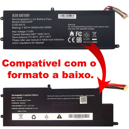 Bateria Interna Compatível Compaq Presario CQ29 CQ-29 H-5583240P