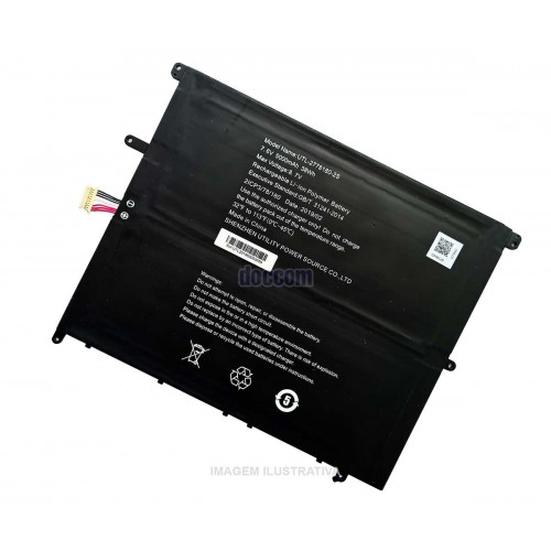 Bateria Notebook Model Name UTL-2778180-2s 7.6v~8.7v 5000mAh
