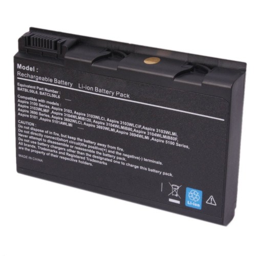 vhbw Ersatz für Acer BTT3506.001, BTT3504.001, BATCL50L4, BATCL50L