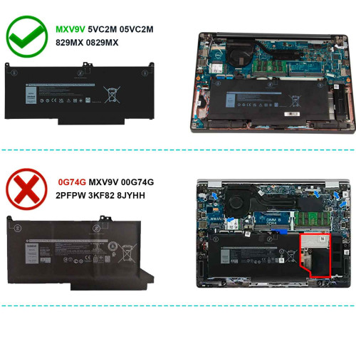 Bateria para Dell Latitude 13 5300 2 em 1 Chrome P96G001