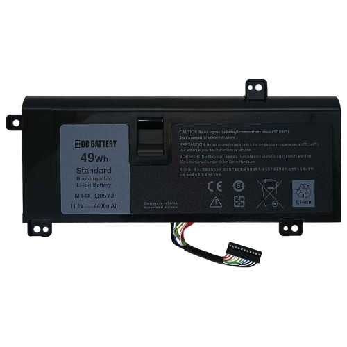 Bateria para Dell Alienware M14X R3, 8X70T, G05YJ, Y3PN0