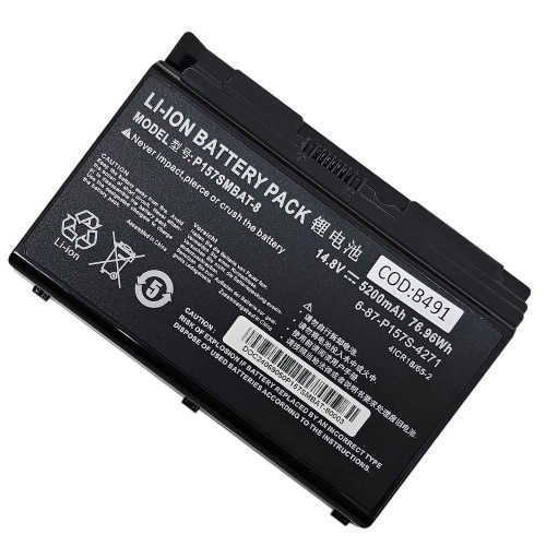 Bateria para Avell Titanium G1540, P157SMBAT-8