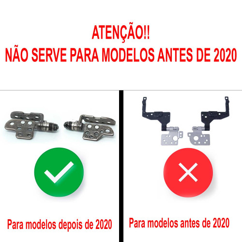 Par de Dobradiças Para Dell Latitude 5420 P137G001 >>2020>> Par de Dobradiças Para Dell Latitude 5420 P137G001 >>2020>>