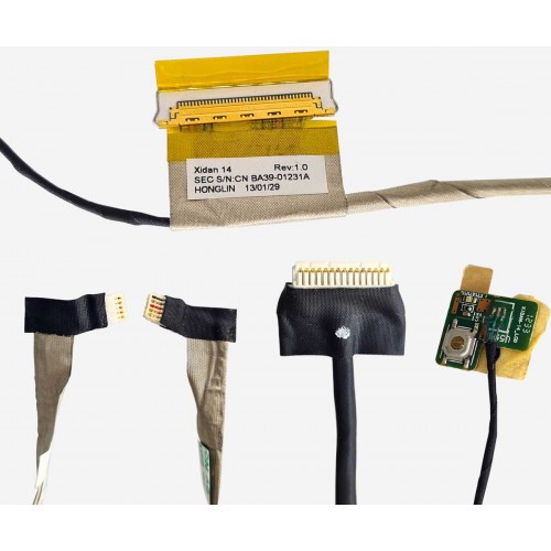 Cabo Flat Flex Lvds Para Samsung Np500p4c-ad1br ad2br ad3br