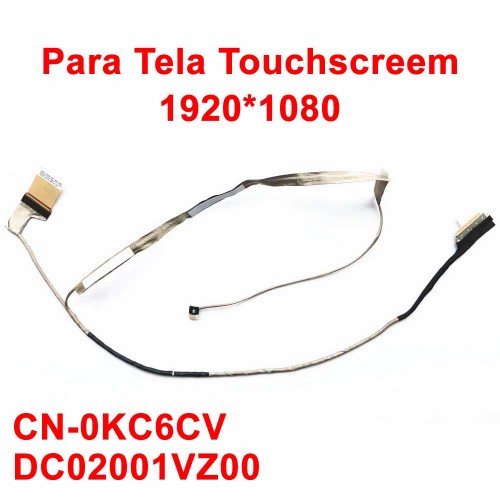 Cabo Flat Flex Lvds Para Dell Inspiron 15 5547 Full HD Touch