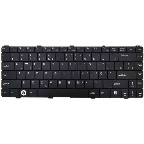 Teclado Ibyte E Intelbras I1000 Mp-07g36pa-698 Brcom Ç