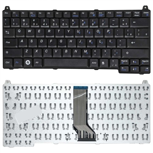 Teclado Dell Vostro 1310 1510 Abnt2 Com Ç Novo Preto