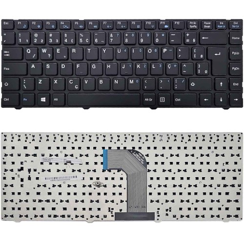 Teclado Notebook Qbex Mp-12c16pa-360 82b382-fp9100 Wifi F10