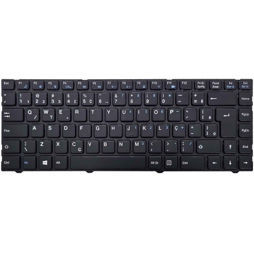 Teclado Notebook Qbex Mp-12c16pa-360 82b382-fp9100 Wifi F10