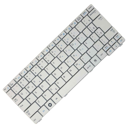 Teclado Branco Netbook Samsung 150n Plus Np-n150-bd2r Com Ç Teclado Branco Netbook Samsung 150n Plus Np-n150-bd2r Com Ç