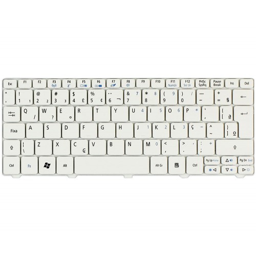 Teclado Para Netbook Acer eMachine 355 (eM355) Branco