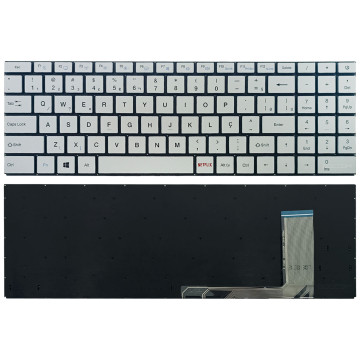 Teclado para Multilaser Ultra MB3302002, PRIDE+K4211 | BR, Prata