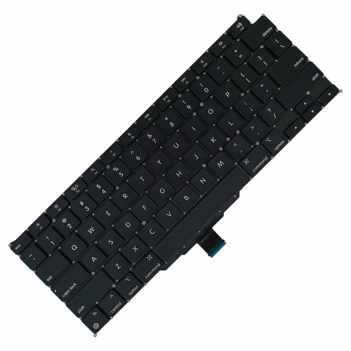 Teclado para MacBook Air 13 (M1, 2020) A2337, MGN63LL/A | US, Preto