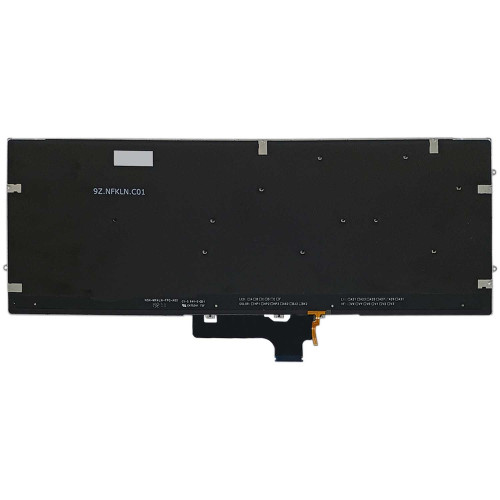 Teclado para Asus ZenBook 14 UM431, UM431D, UM431DA | US, Prata com Backlight