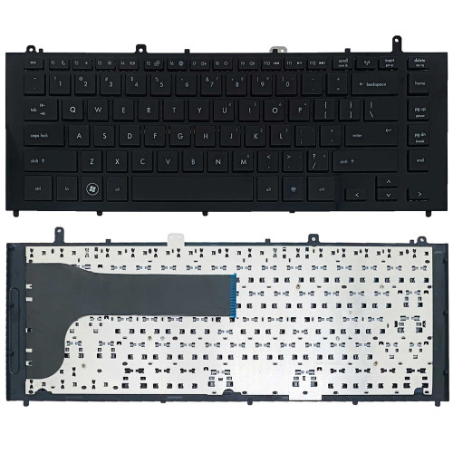 Teclado para HP ProBook 4420S, 4421S, 4425S, 4426S | US, Preto com Frame