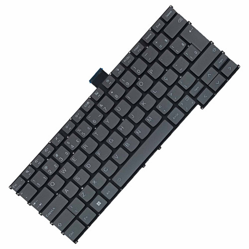 Teclado para Lenovo ThinkBook 14 G6 ABP, 14 G6 IRL | BR, Cinza Escuro com Backlight