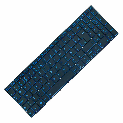 Teclado para Lenovo IdeaPad L340-15IRH L340-17IRH Gaming | BR, Preto com Backlight Azul