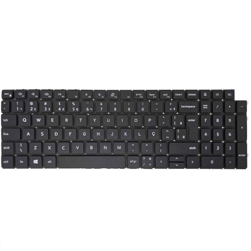 Teclado para Dell 062CP1, 0GMXMJ, 0W0FYR, CN-062CP1 | BR, Preto