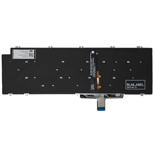 Teclado para Dell 0NCC1H, 0N7N16, 0RHGTP, 0T6FVY, N7N16 | BR, Preto com Backlight Branco