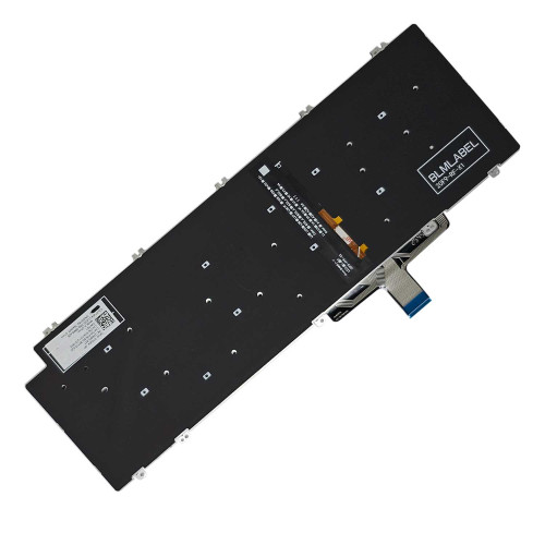 Teclado para Dell 0NCC1H, 0N7N16, 0RHGTP, 0T6FVY, N7N16 | BR, Preto com Backlight Branco