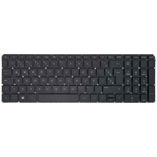 Teclado para HP 725450-001, 831-00304-00A, PK130UM1F00 | BR, Preto com Backlight Branco