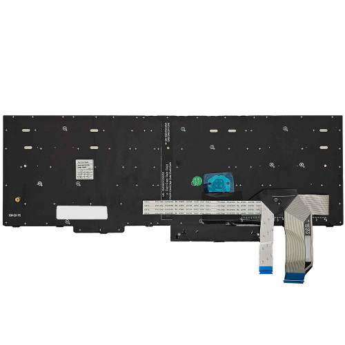 Teclado para Lenovo ThinkPad E590 Types (20NB, 20NC) | BR, Preto com Frame, Backlight Branco, Pointing Stick