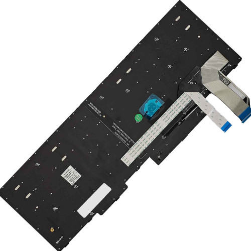 Teclado para Lenovo ThinkPad E590 Types (20NB, 20NC) | BR, Preto com Frame, Backlight Branco, Pointing Stick