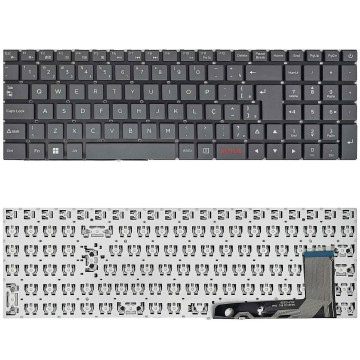Teclado para Positivo Motion Gray C4128G-15, C41TGI-15 | BR, Cinza