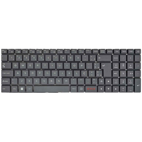 Teclado para Positivo Motion Gray C4240G-15, C4500G-15 | BR, Cinza