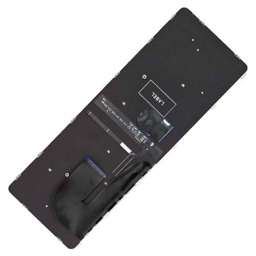 Teclado para HP EliteBook 745 840 848 Serie G3 | BR, Preto com Frame Prata, Backlight Branco, Pointing Stick