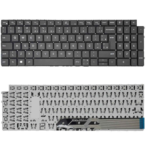 Teclado para Dell 062CP1, 0GMXMJ, 0W0FYR, CN-062CP1 | BR, Grafite