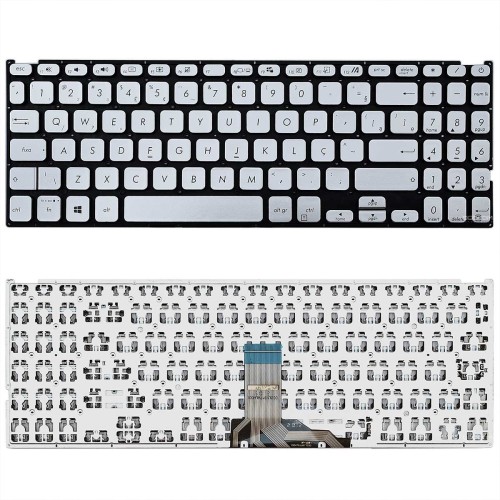 Teclado Para Asus D509BA D509DA D509DJ F509DA F509FA - Cinza