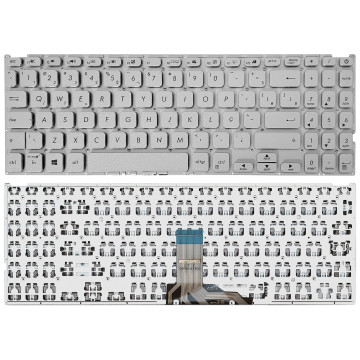 Teclado para Asus Y1511 Y1511CDA Y1511CUA S1500EA | BR, Prata