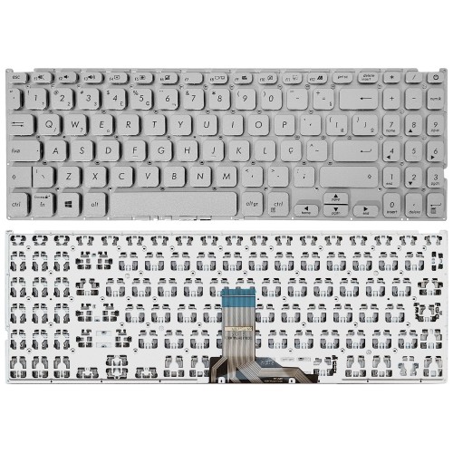 Teclado para Asus A509FA, A509FB, A509FJ, A509FL | Prata BR
