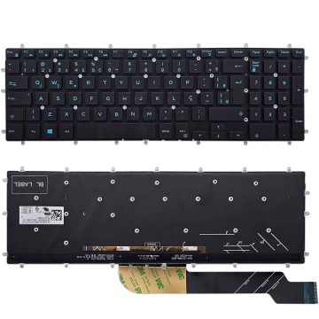 Teclado Para Dell Inspiron 3781 3782 3785 3790 Led Azul