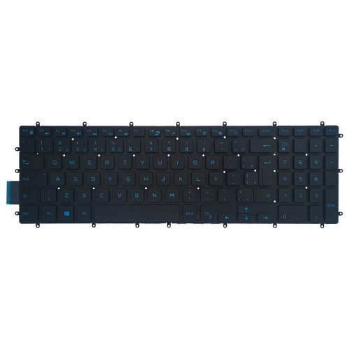 Teclado para Dell Vostro 15 5568 P62F P62F001, 3NVJK | BR, Preto, Backlight , tecla Azul Teclado para Dell Vostro 15 5568 P62F P62F001, 3NVJK | BR, Preto, Backlight , tecla Azul