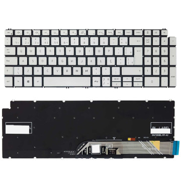 Teclado Para Notebook Dell Inspiron I15-I120K-U15P Cinza Led