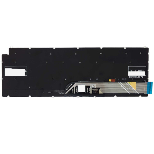 Teclado Para DELL Inspiron 15 5590 P88F P88F001 Prata LED
