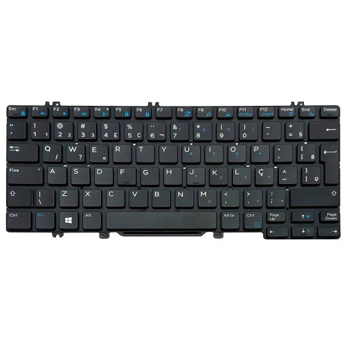 Teclado Para Dell Latitude E5289 E5290 E7280 E7290 Com LED