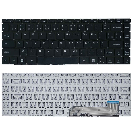 Teclado para Multilaser Ultra UL150, UL151, UL152, UL151PE | BR, Preto
