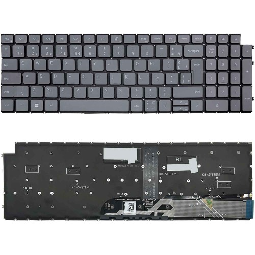 Teclado Para Dell Vostro 5620 5625 7620 5630 Cinza Luminoso