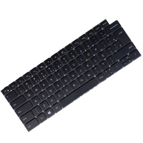 Teclado Para Dell Inspiron 14 Plus 7430 7440 Preto Luminoso