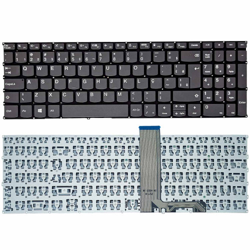 Teclado para Lenovo V15 G2-ITL 82KB 82ME 82ME0000BR | BR, Cinza