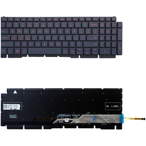 Teclado Para Dell G15 5525 P105F004 P105F005 - Layout US