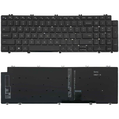 Teclado para Notebook Dell DLM20F9 NSK-QZ0BW NSK-QZABW 01 US