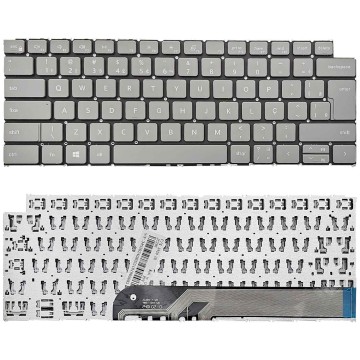 Teclado Para DELL Inspiron 14 7440 P187G P187G001 Cinza