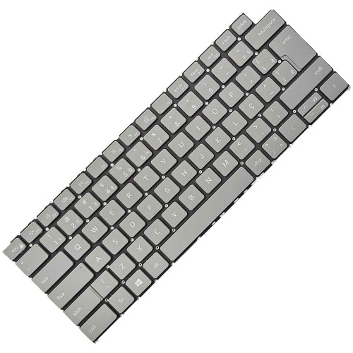 Teclado Para DELL Inspiron 14 7440 P187G P187G001 Cinza