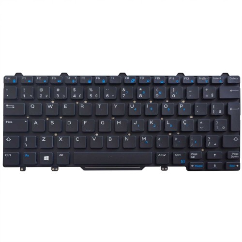 Teclado Para Dell Latitude 3340 3350 5470 5480 - Sem Point