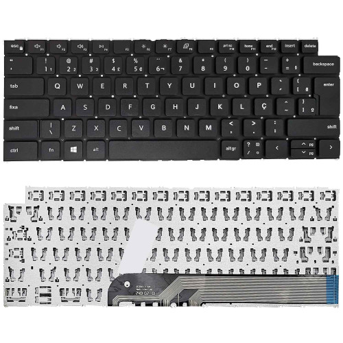 Teclado para Dell 490.0MY07.0D1B, 490.0MY07.0L1B | BR, Preto