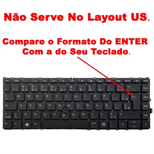 Teclado Para Notebook Elitebook 840 G8, 840 G7, 840 G8 LED